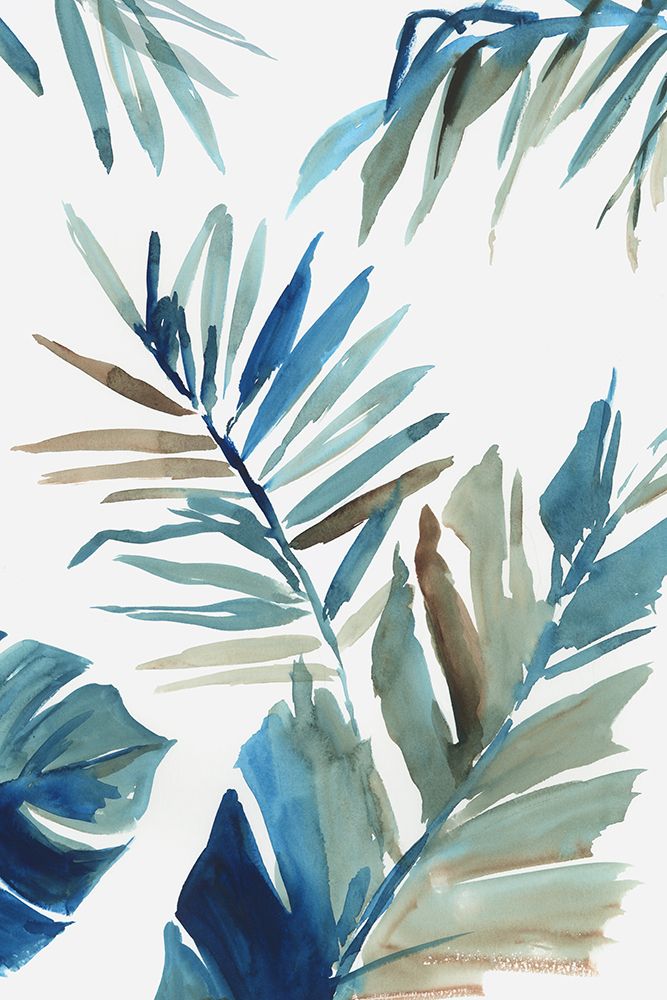 Blue Tropical Heat I art print by Asia Jensen for $57.95 CAD