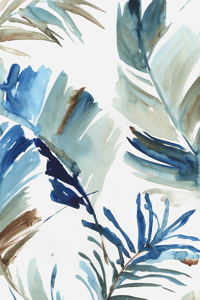 Blue Tropical Heat II art print by Asia Jensen for $57.95 CAD