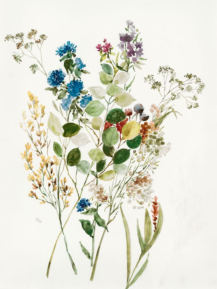 Delicate Flowers I art print by Asia Jensen for $57.95 CAD