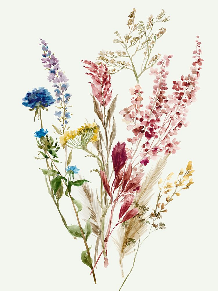Delicate Flowers I art print by Asia Jensen for $57.95 CAD
