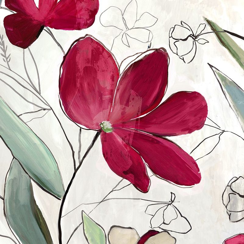 Rose Flower I art print by Asia Jensen for $57.95 CAD