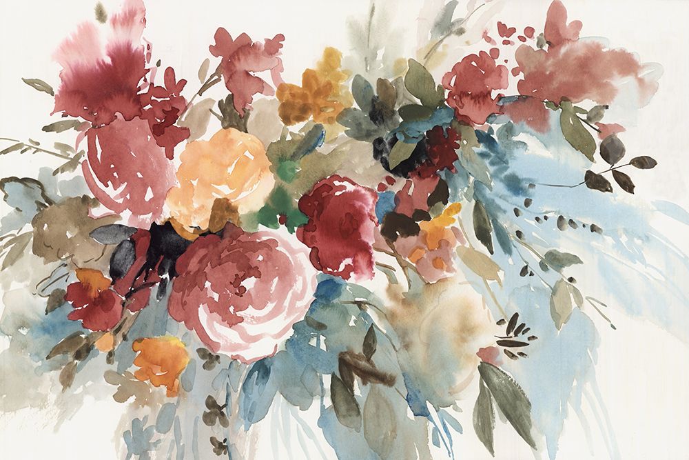 Colorful Petal Parade art print by Asia Jensen for $57.95 CAD