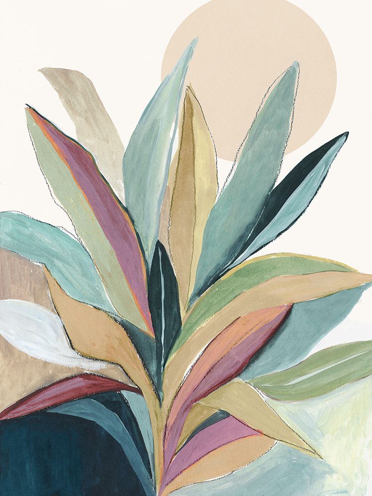 Sunny Bright Leaves I art print by Asia Jensen for $57.95 CAD