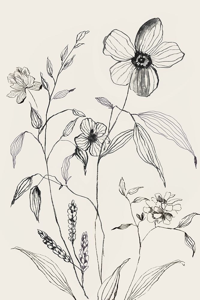 Petal Harmony I art print by Asia Jensen for $57.95 CAD