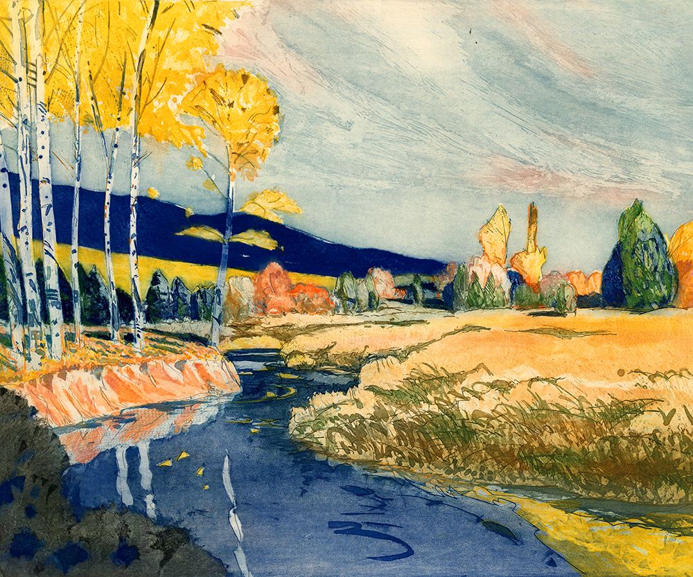 Blue Mountain art print by Brian Kelley for $57.95 CAD