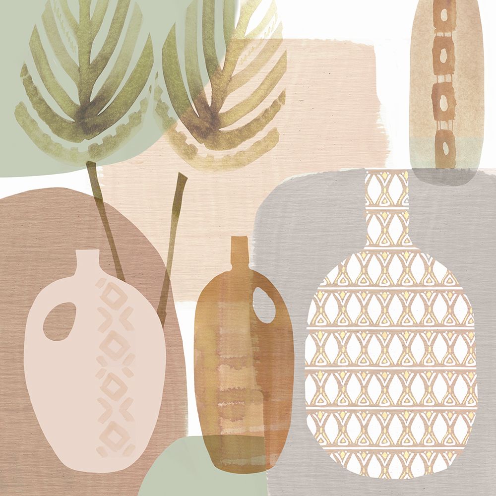 Okavango Pots I art print by Flora Kouta for $57.95 CAD