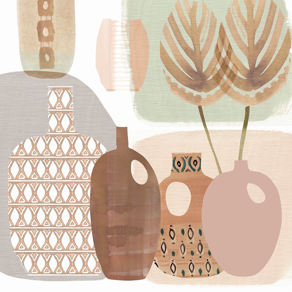 Okavango Pots II art print by Flora Kouta for $57.95 CAD