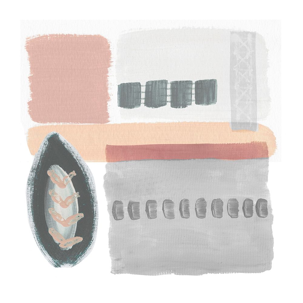 Beach Huts II art print by Flora Kouta for $57.95 CAD