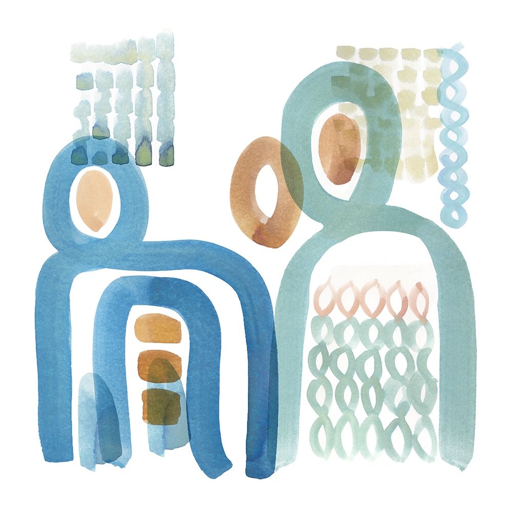 Togetherness I art print by Flora Kouta for $57.95 CAD