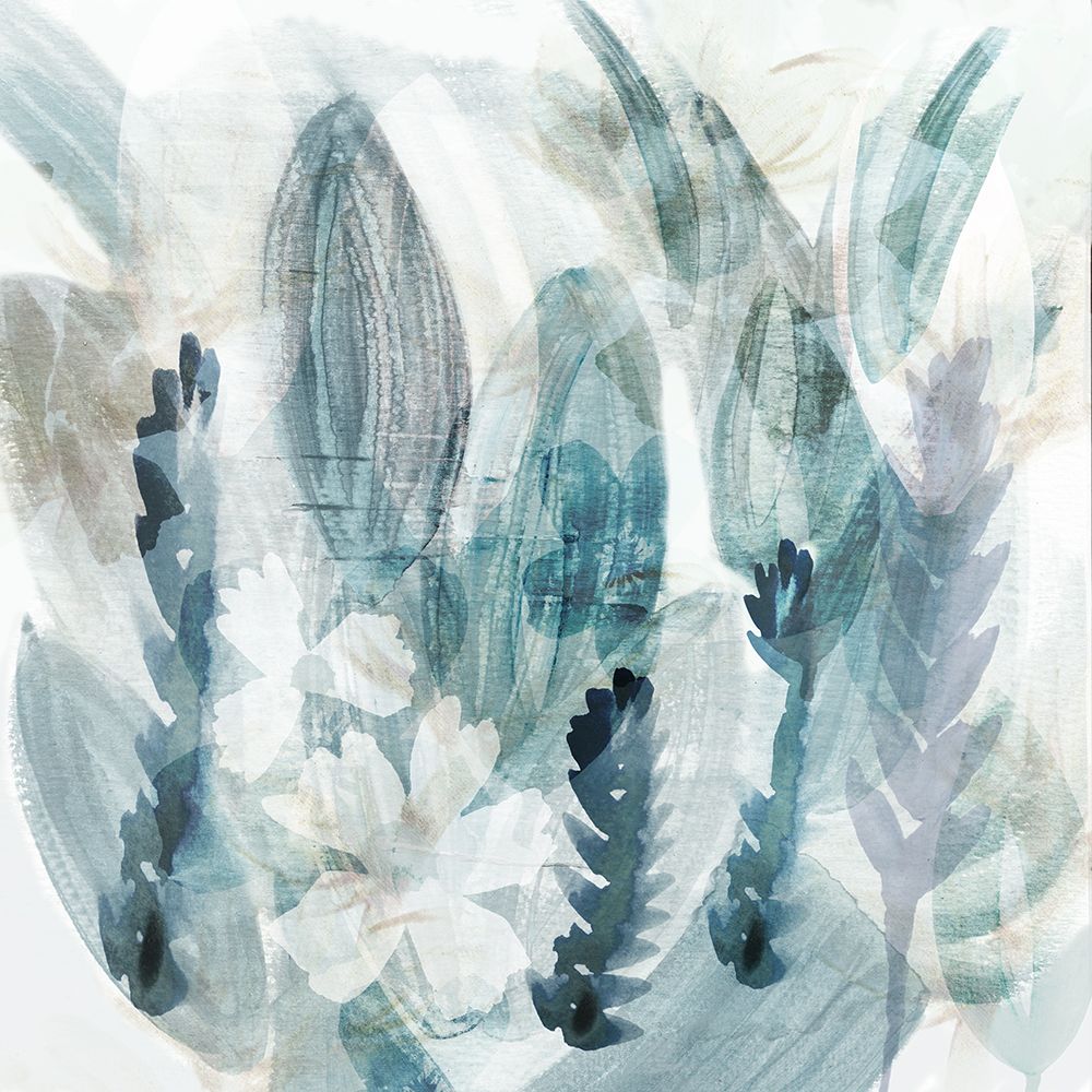 Powder Flowers II art print by Flora Kouta for $57.95 CAD