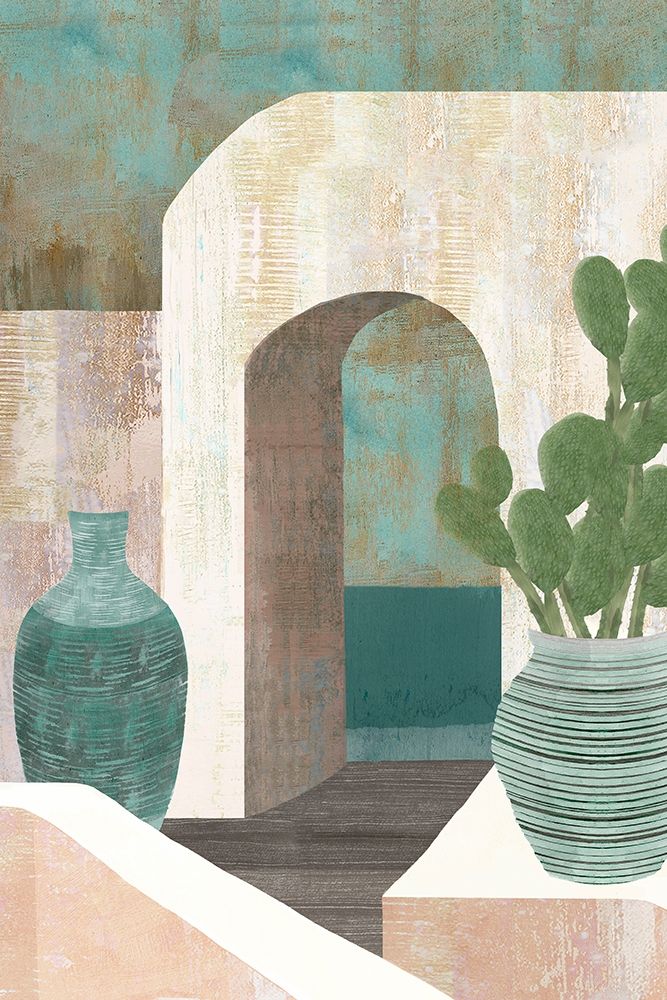 Sunbaked Archway I art print by Flora Kouta for $57.95 CAD