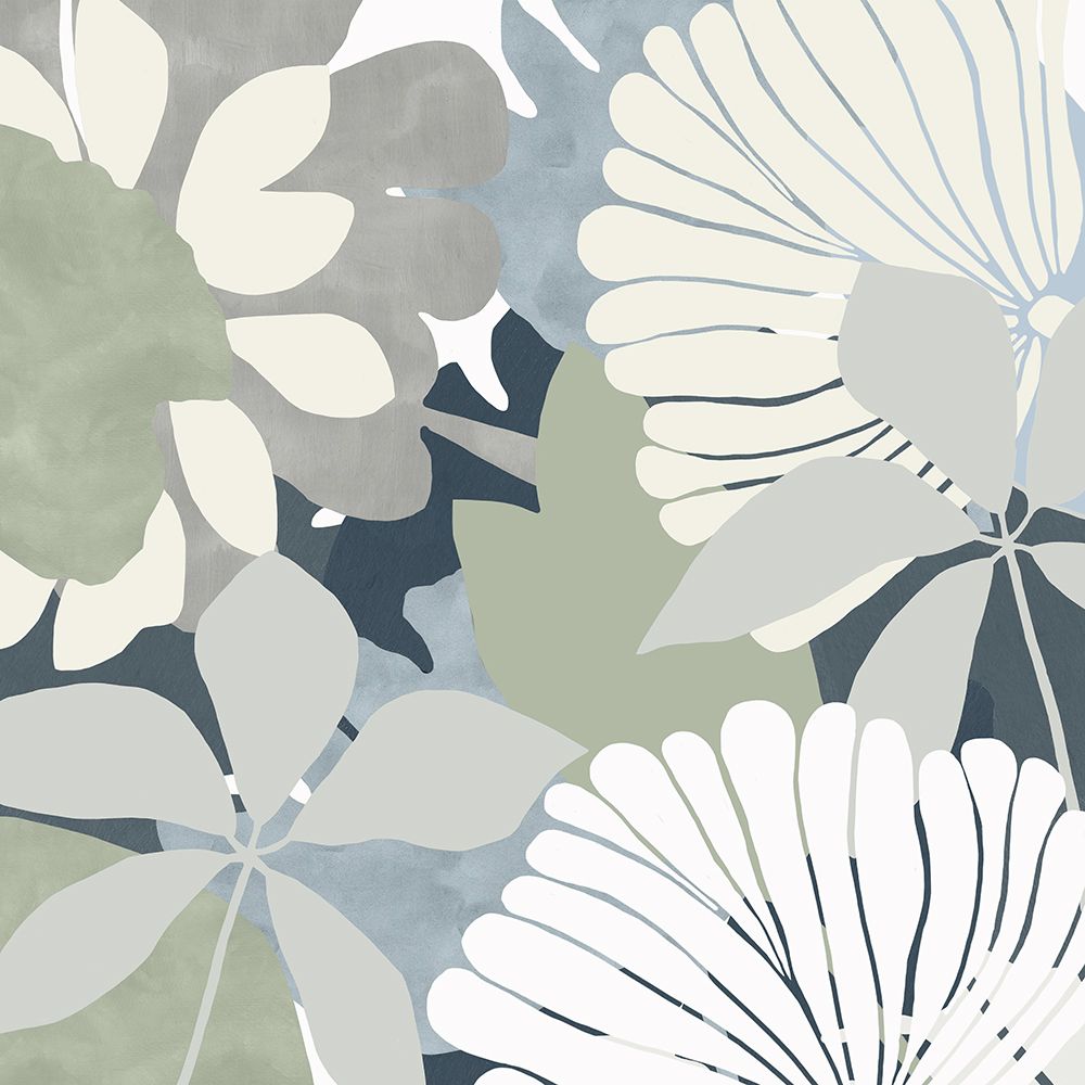 Big Retro Flowers II art print by Flora Kouta for $57.95 CAD