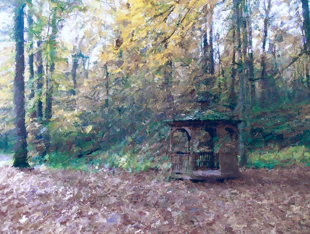 Woodland Gazebo art print by Kim Curinga for $57.95 CAD