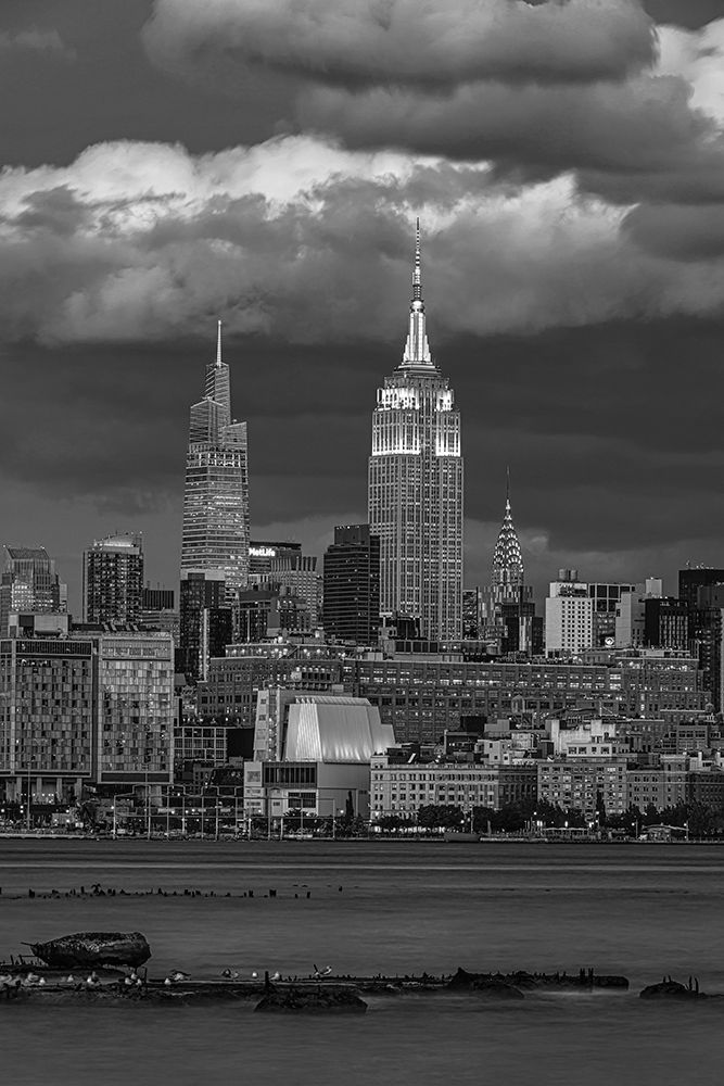 Empire State Building at sunset art print by Franklin J. Kearney for $57.95 CAD