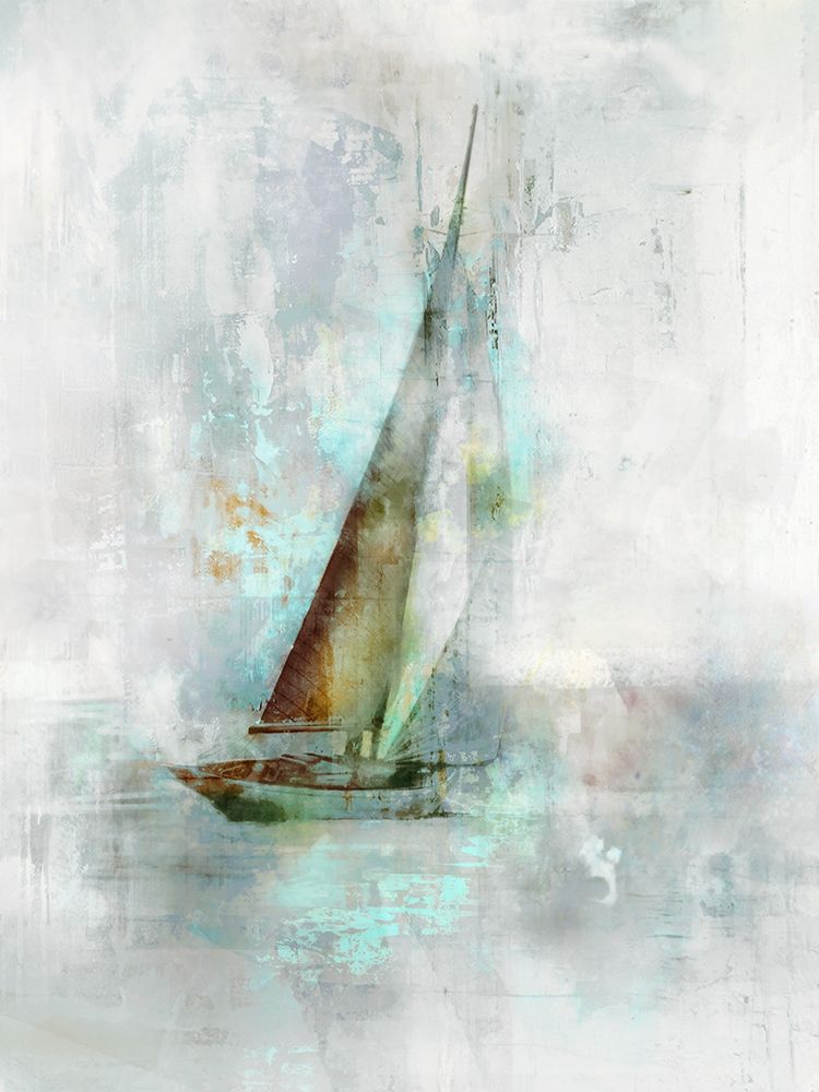Sailboat I art print by Ken Roko for $57.95 CAD