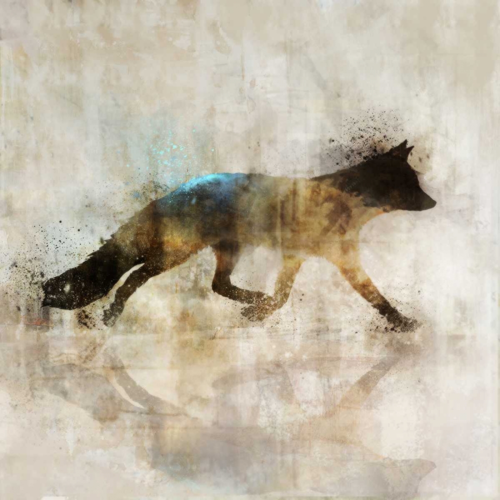 Fox Walk I art print by Ken Roko for $57.95 CAD