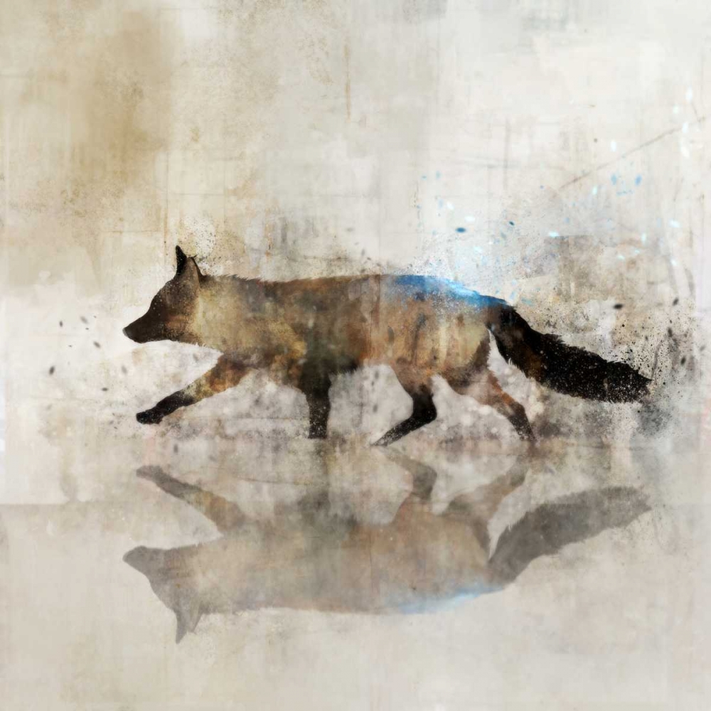 Fox Walk II art print by Ken Roko for $57.95 CAD