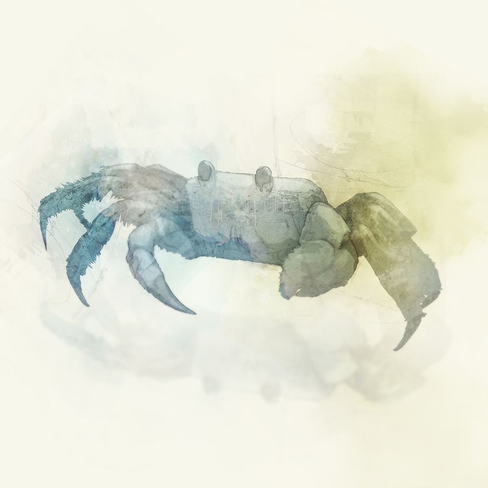 Indigo Crab II art print by Ken Roko for $57.95 CAD
