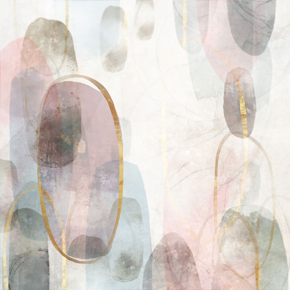Golden Rings I art print by Ken Roko for $57.95 CAD
