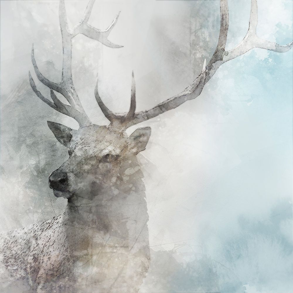 Stag Gaze II art print by Ken Roko for $57.95 CAD