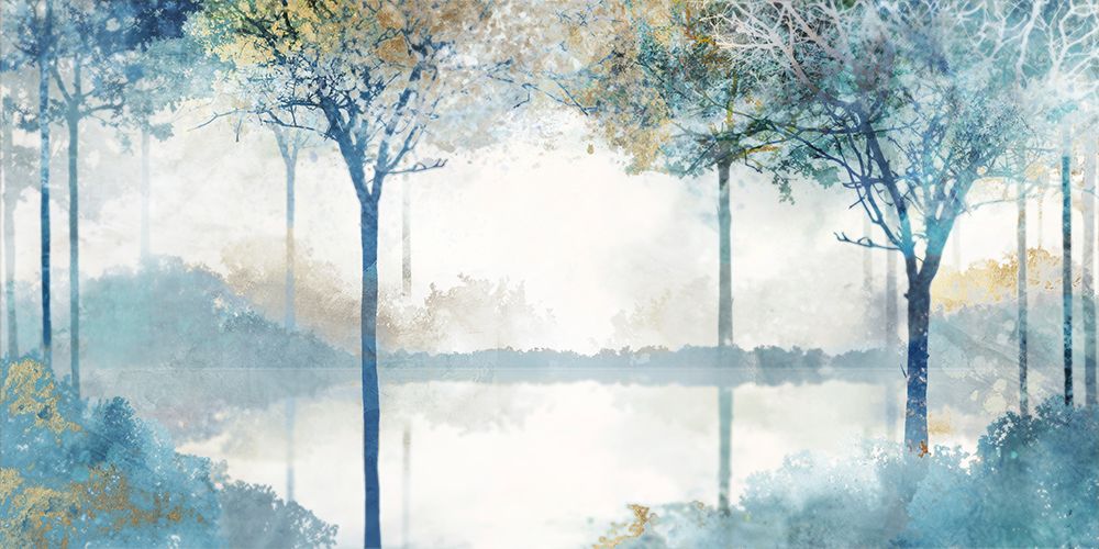 Blue Forest Lookout I art print by Ken Roko for $57.95 CAD