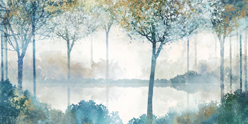 Blue Forest Lookout II art print by Ken Roko for $57.95 CAD