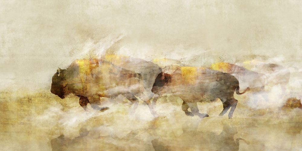 One With The Herd I art print by Ken Roko for $57.95 CAD