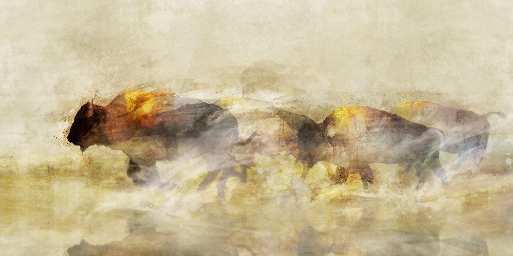 One With The Herd II art print by Ken Roko for $57.95 CAD