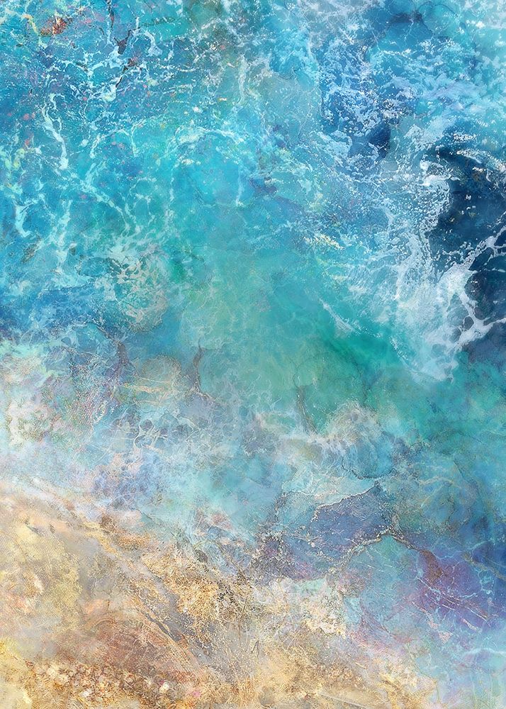 Oceanic Gold I art print by Ken Roko for $57.95 CAD