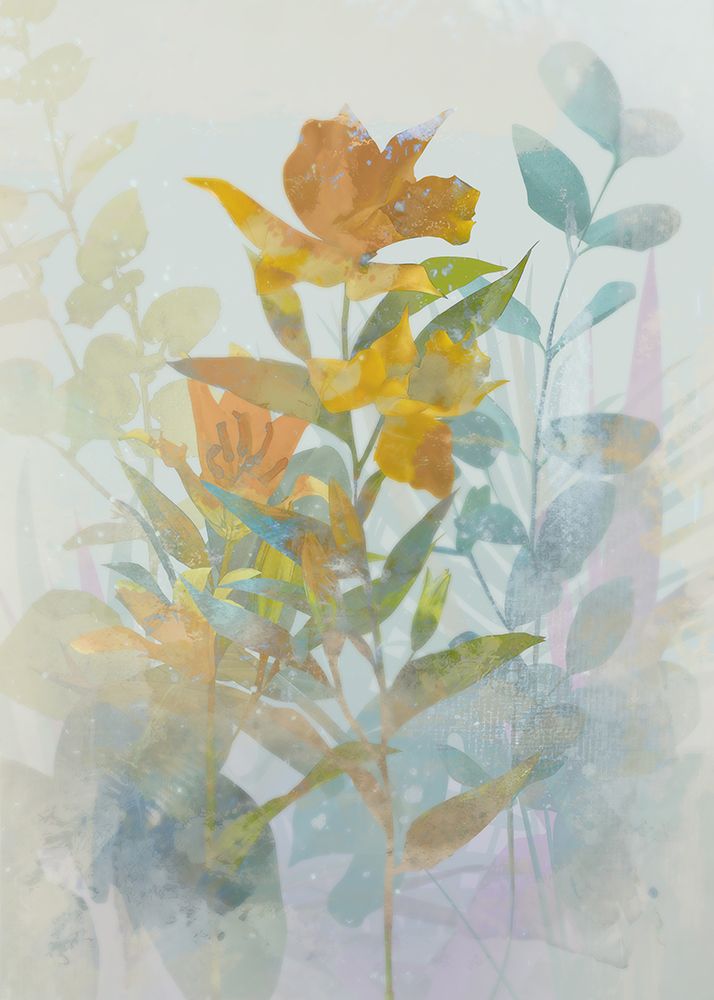 Orange Accent I art print by Ken Roko for $57.95 CAD