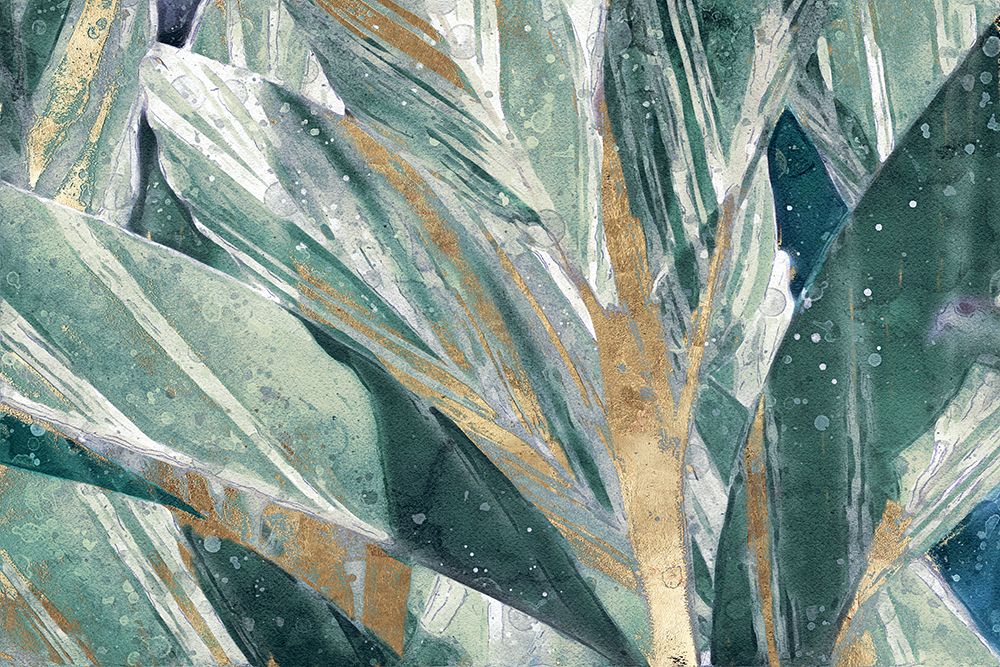 Abstraction of Leaves I art print by Leda Robertson for $57.95 CAD