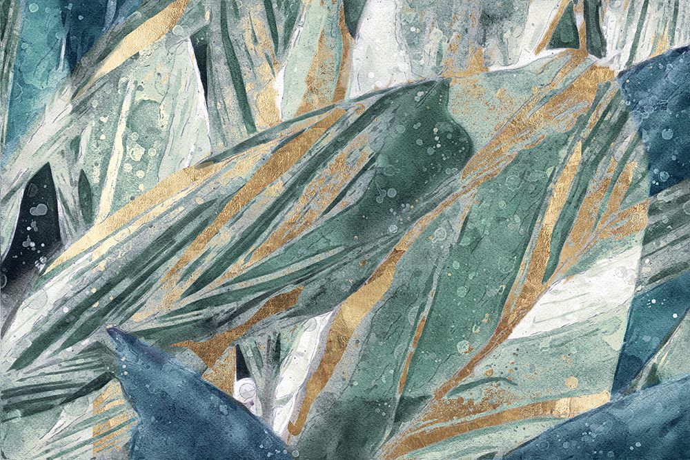 Abstraction of Leaves II art print by Leda Robertson for $57.95 CAD