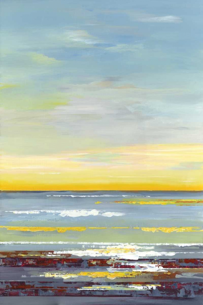 Gold Horizon art print by Lera for $57.95 CAD