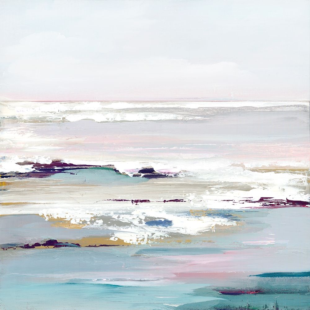 Purple Tides II art print by Valeria Mravyan for $57.95 CAD