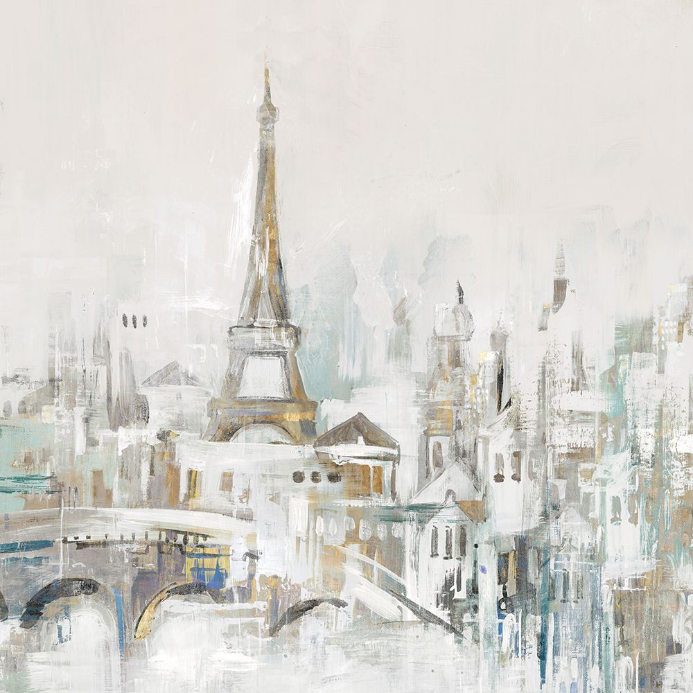 Golden Paris art print by Lera for $57.95 CAD