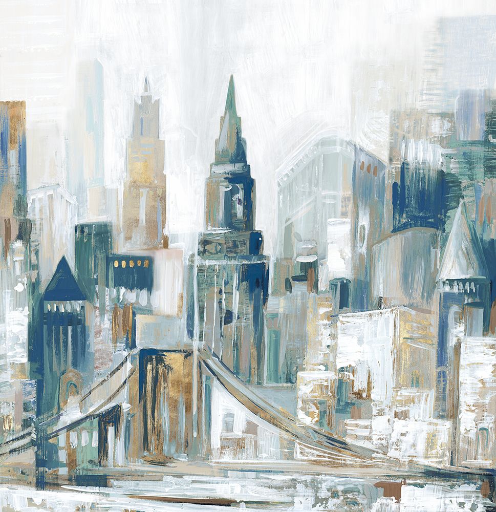 Indigo New York I art print by Lera for $57.95 CAD