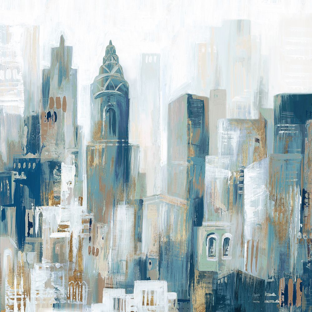 Indigo New York II art print by Lera for $57.95 CAD