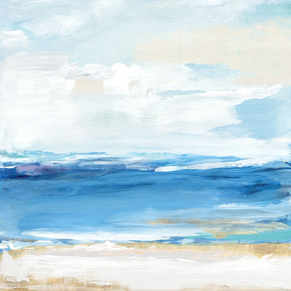 Shoreline Waves art print by Lera for $57.95 CAD