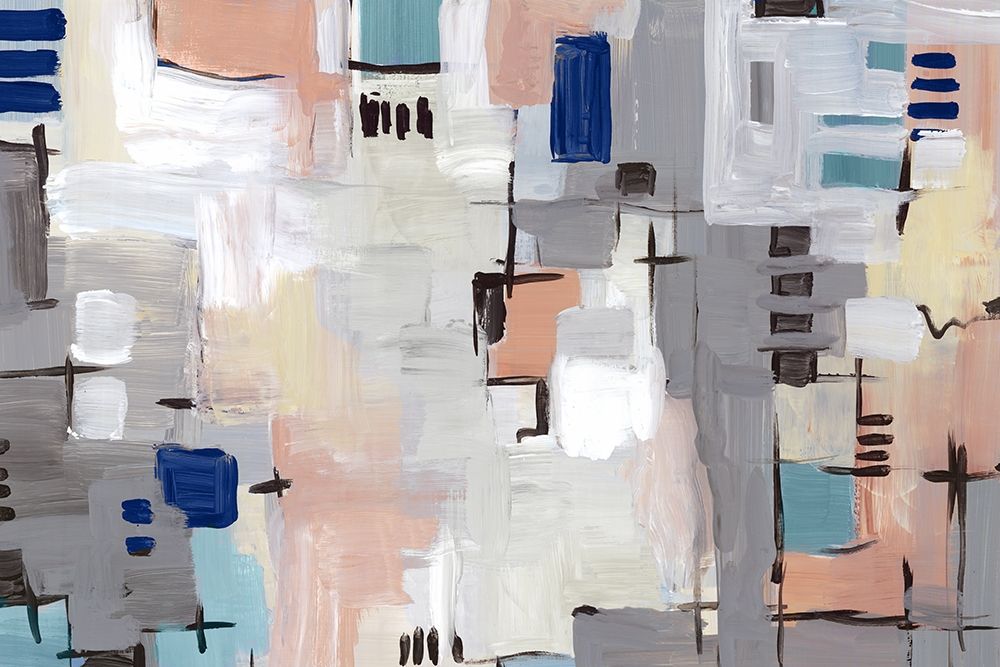 Intertwining Grid I art print by Lera for $57.95 CAD