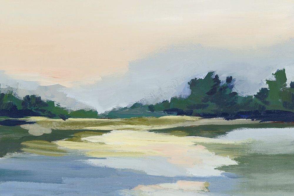 Forest Sunset View art print by Lera for $57.95 CAD