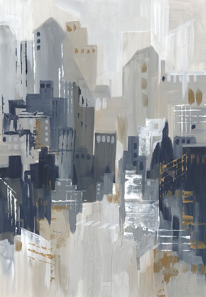Indigo City I art print by Lera for $57.95 CAD