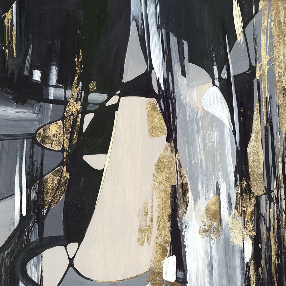 Golden Patches II art print by Lera for $57.95 CAD
