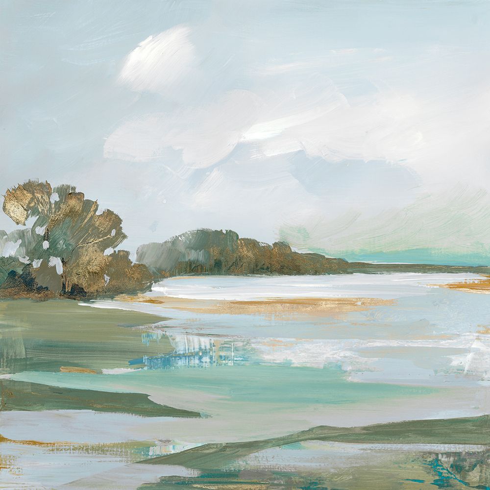 Serene Blue I art print by Lera for $57.95 CAD