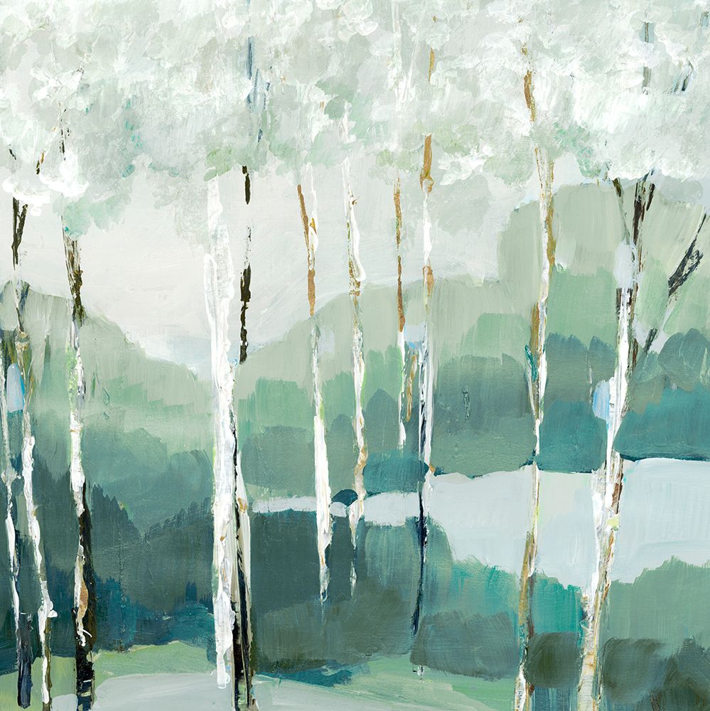 Quiet Birch Forest II art print by Lera for $57.95 CAD