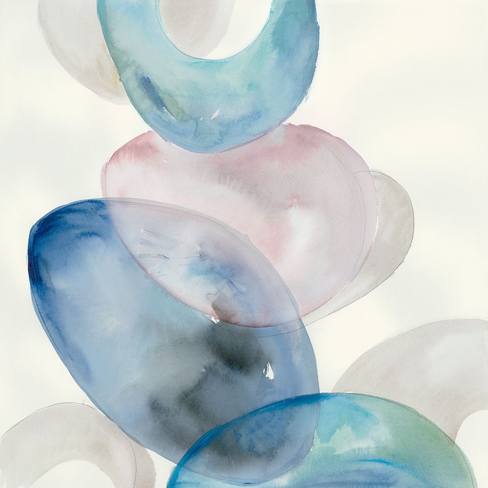 Blue Rings II art print by Lera for $57.95 CAD