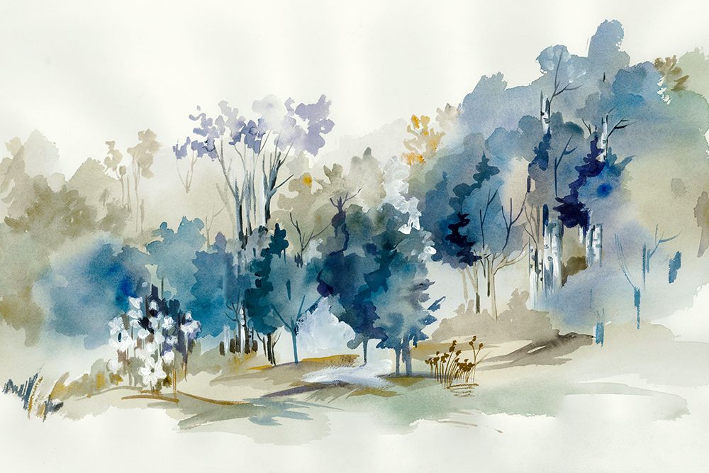 Standing Still Blue II art print by Lera for $57.95 CAD