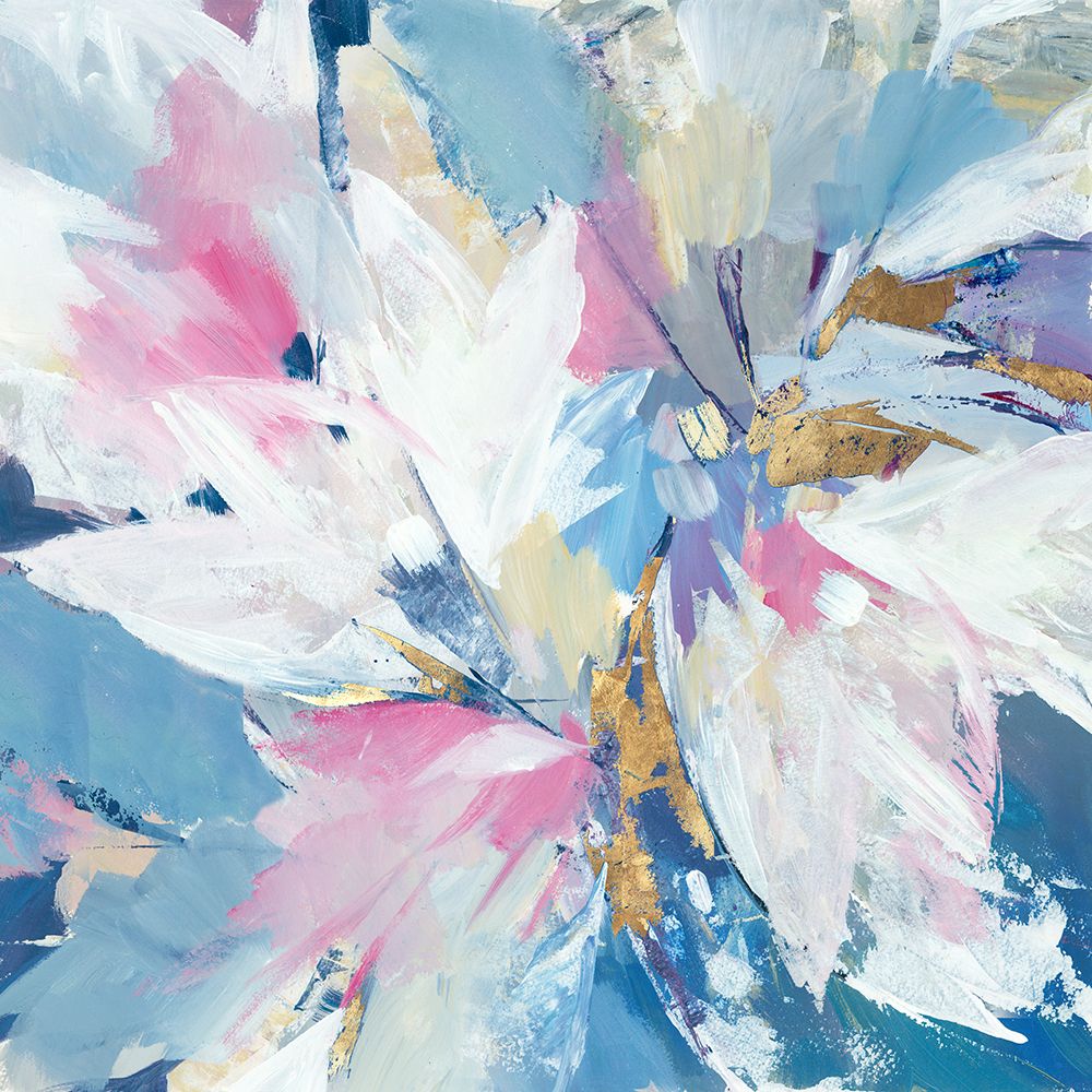 Pink Pastel Floral art print by Lera for $57.95 CAD