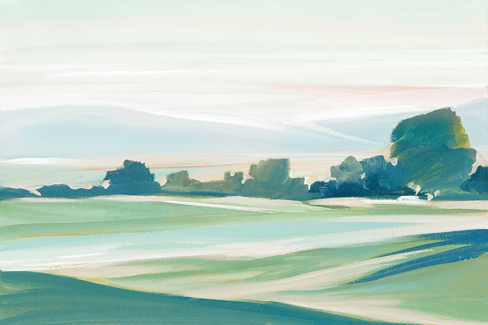 Green Serene  I art print by Lera for $57.95 CAD