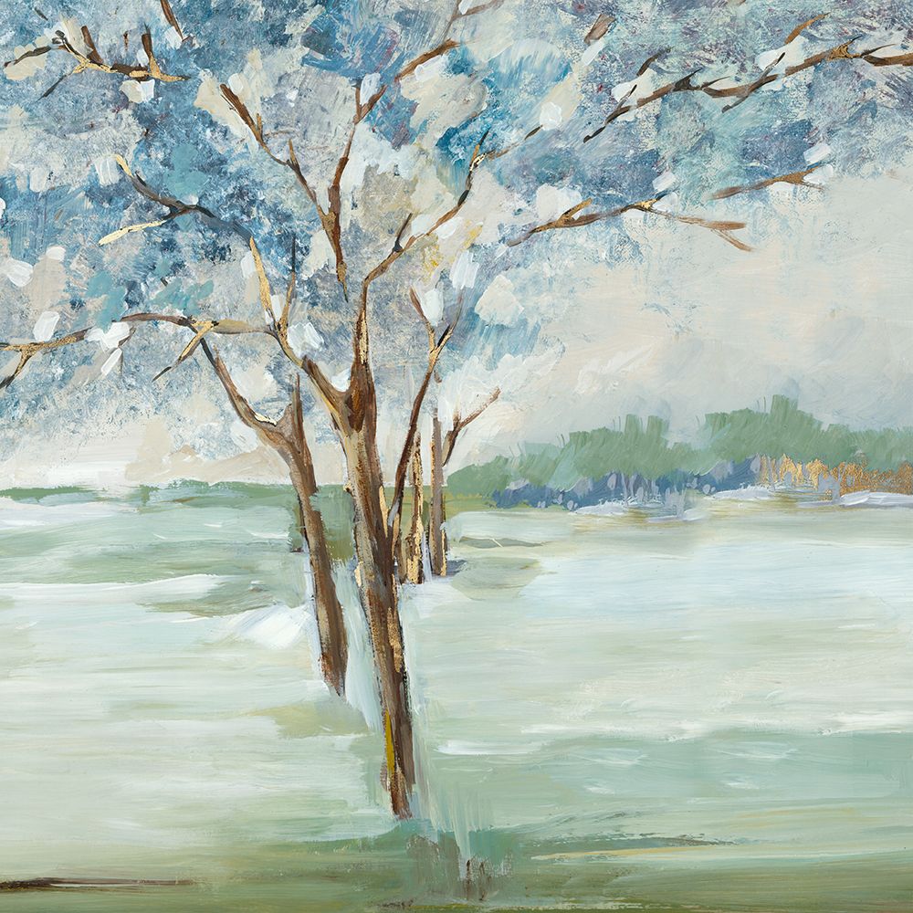 Serene Blue Scenes I art print by Lera for $57.95 CAD