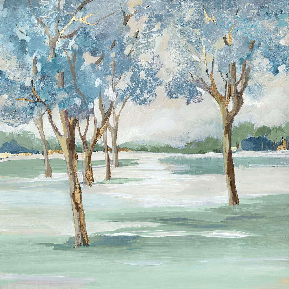 Serene Blue Scenes II art print by Lera for $57.95 CAD